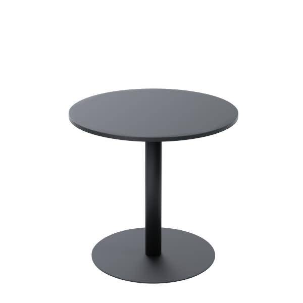 Bistrotisch Mezzo TRMR80.01.01 rund 80cm schwarz/schwarz