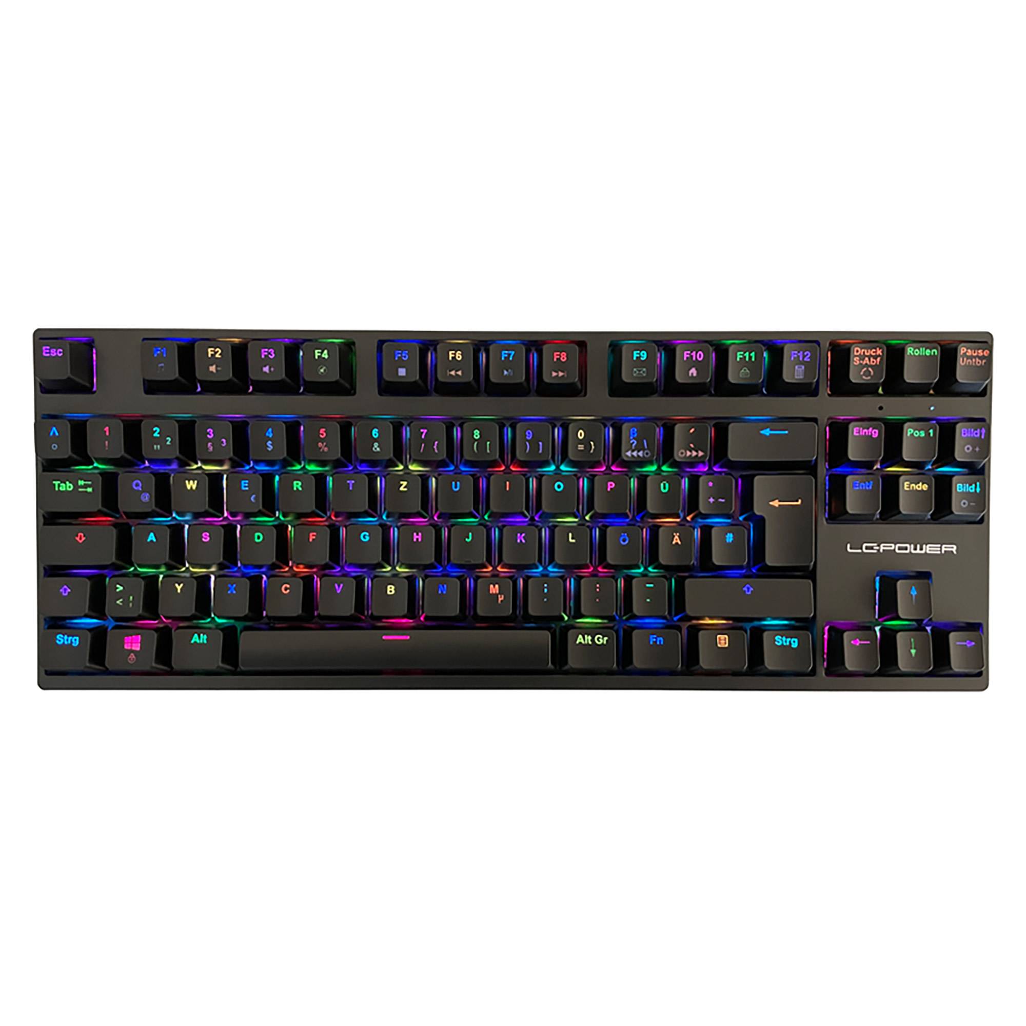 LC-POWER - LC Power LC-KEY-MECH-2-RGB-C-W - Tastatur - TKL