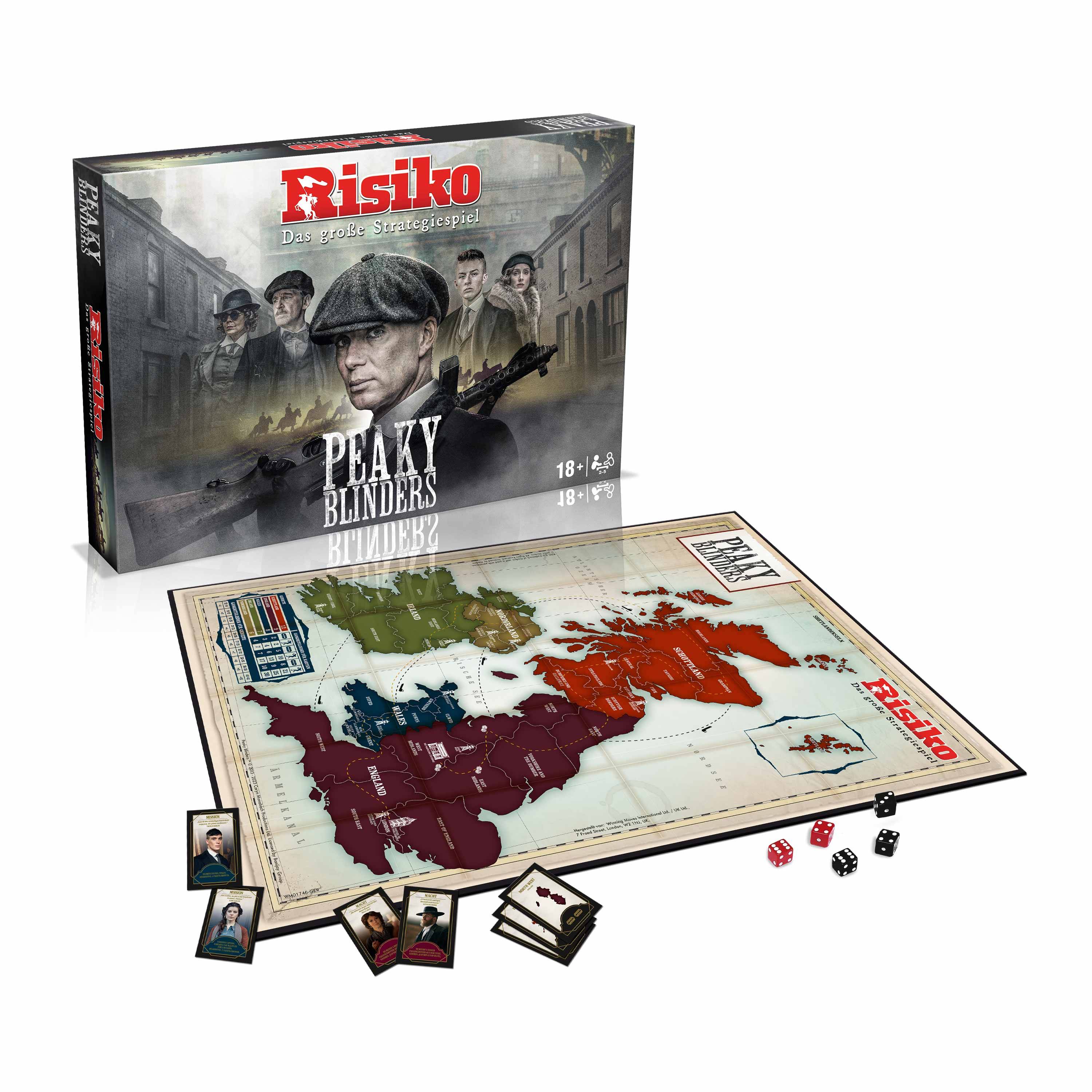 Risiko - Peaky Blinders deutsch Gesellschaftsspiel Brettspiel Strategiespiel