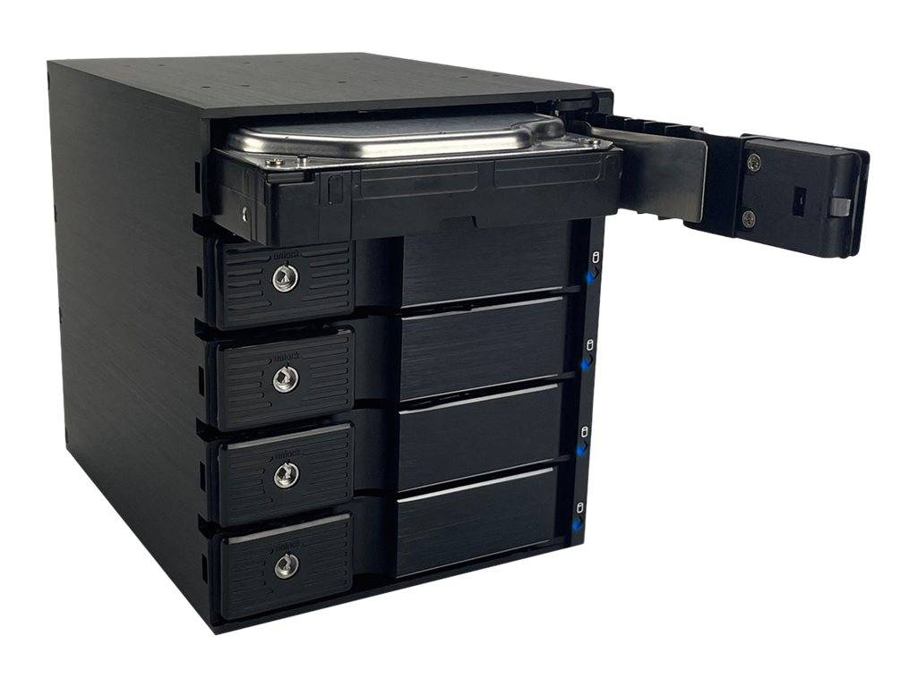 FANTEC BP-SA3151-12G/6G - Gehäuse für Speicherlaufwerke - 3.5" (8.9 cm) - Schwar