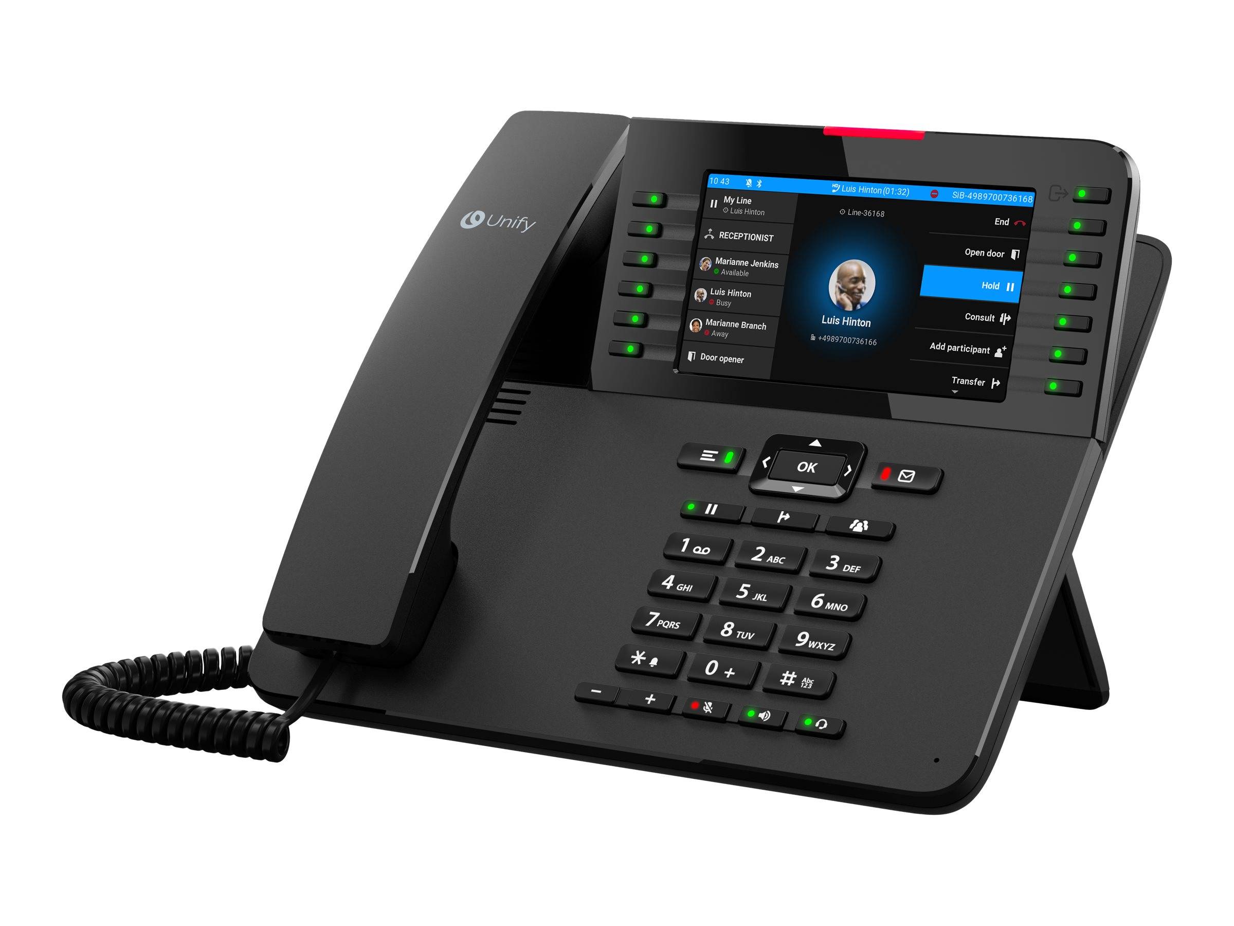 OpenScape Desk Phone CP710 mit HFA-Software integriert