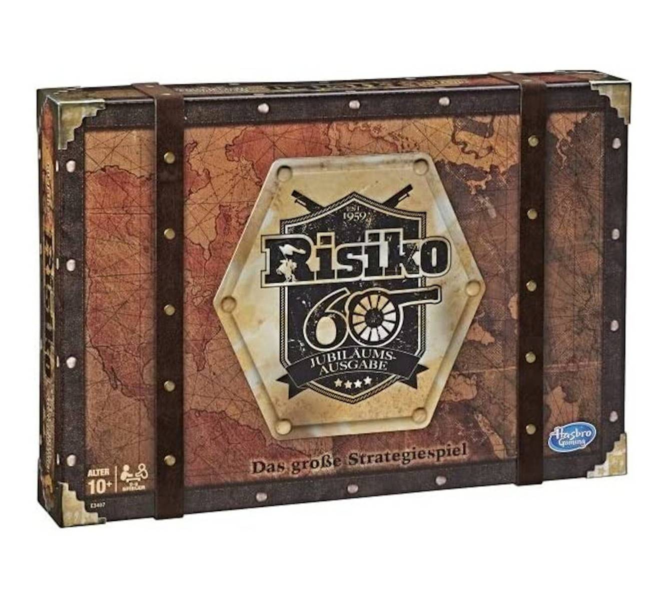 Hasbro Risiko BUNDLE - 60 Jahre Jubiläums-Ausgabe + Strike Kartenspiel Strategiespiel
