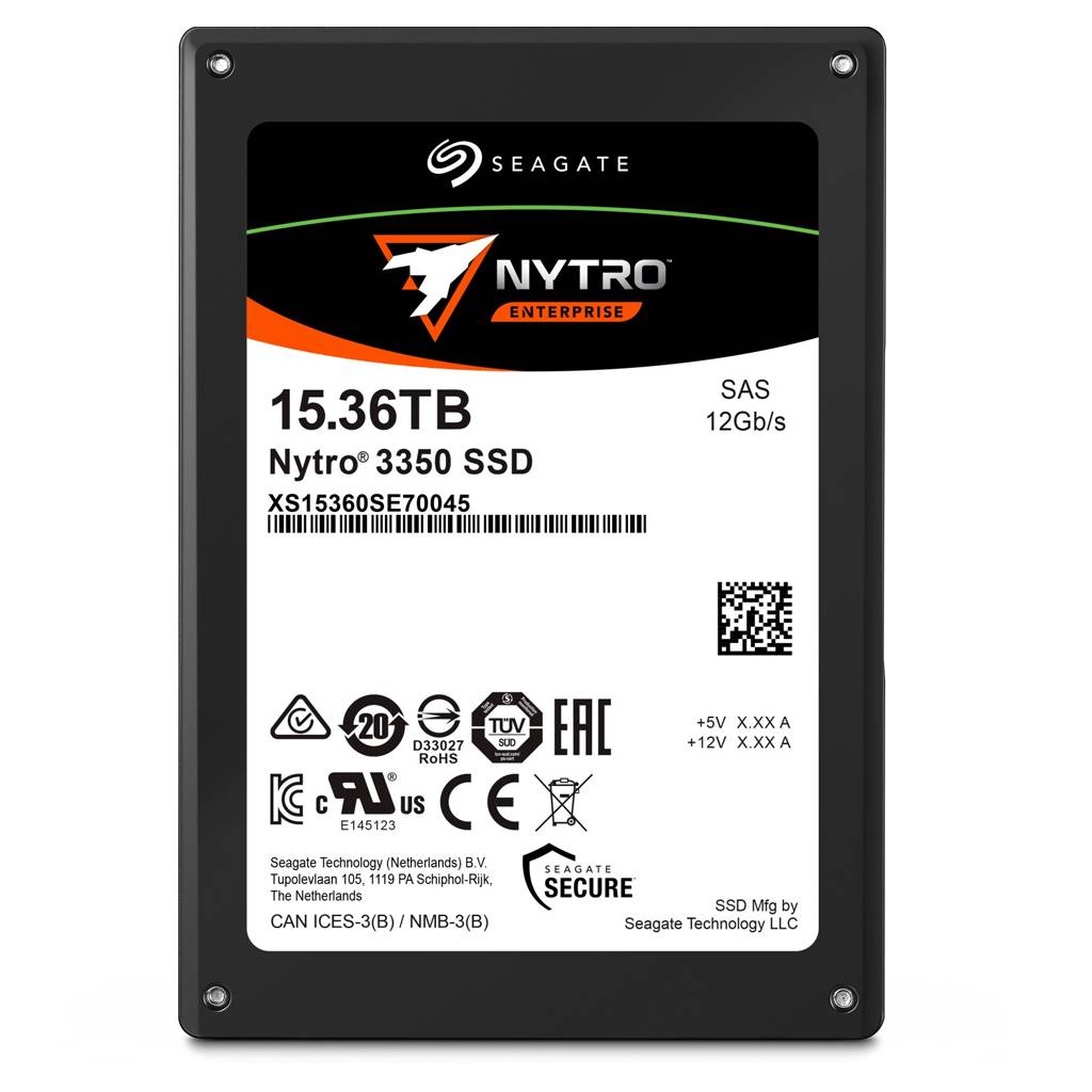 Seagate Nytro 3350 XS15360SE70045 - SSD - Scaled Endurance - 15.36 TB - intern - 2.5"" (6.4 cm)
