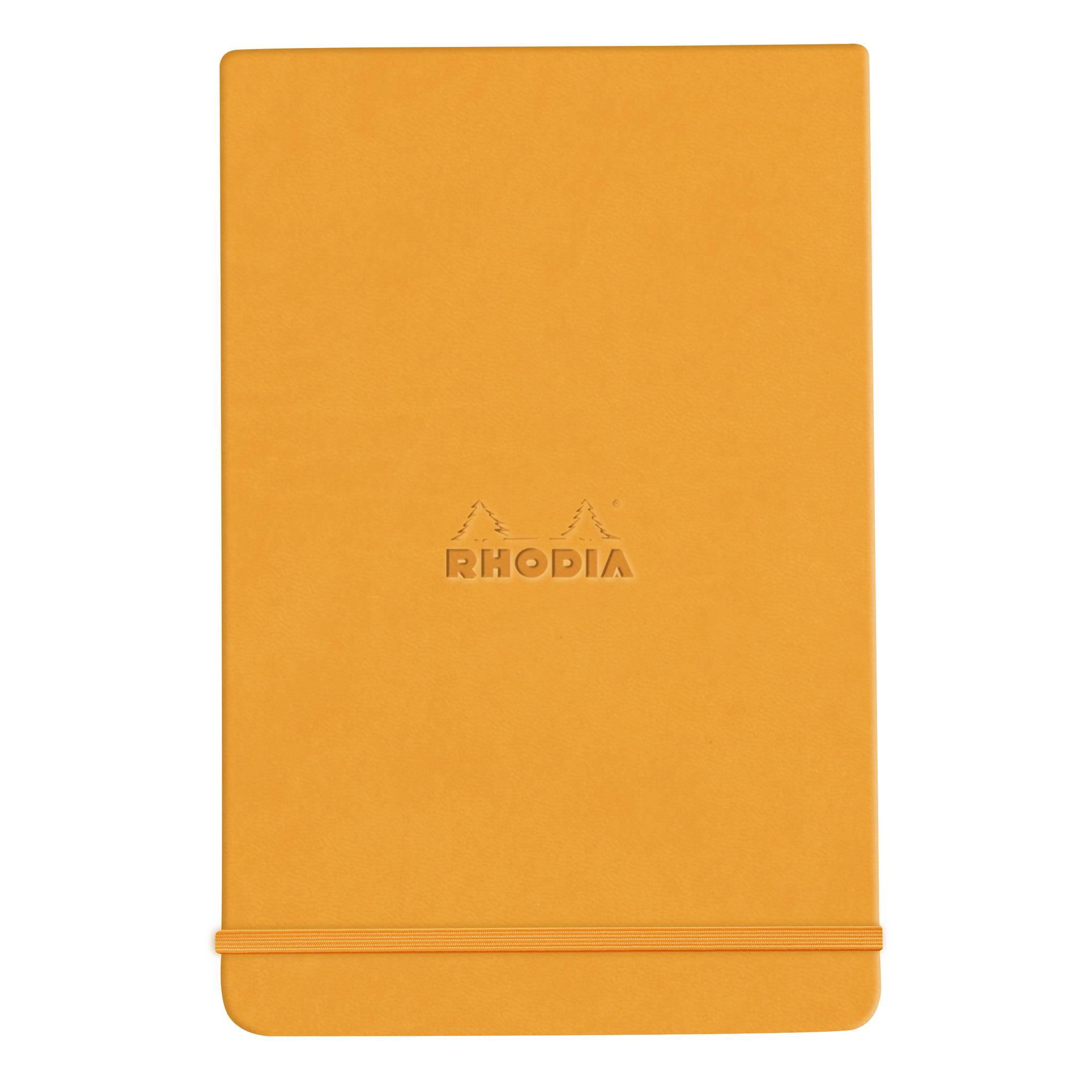 Rhodia Webnotepad 9x14 cm, 96 Bl liniert, mikroperforiert, 90g, Orange 118308C