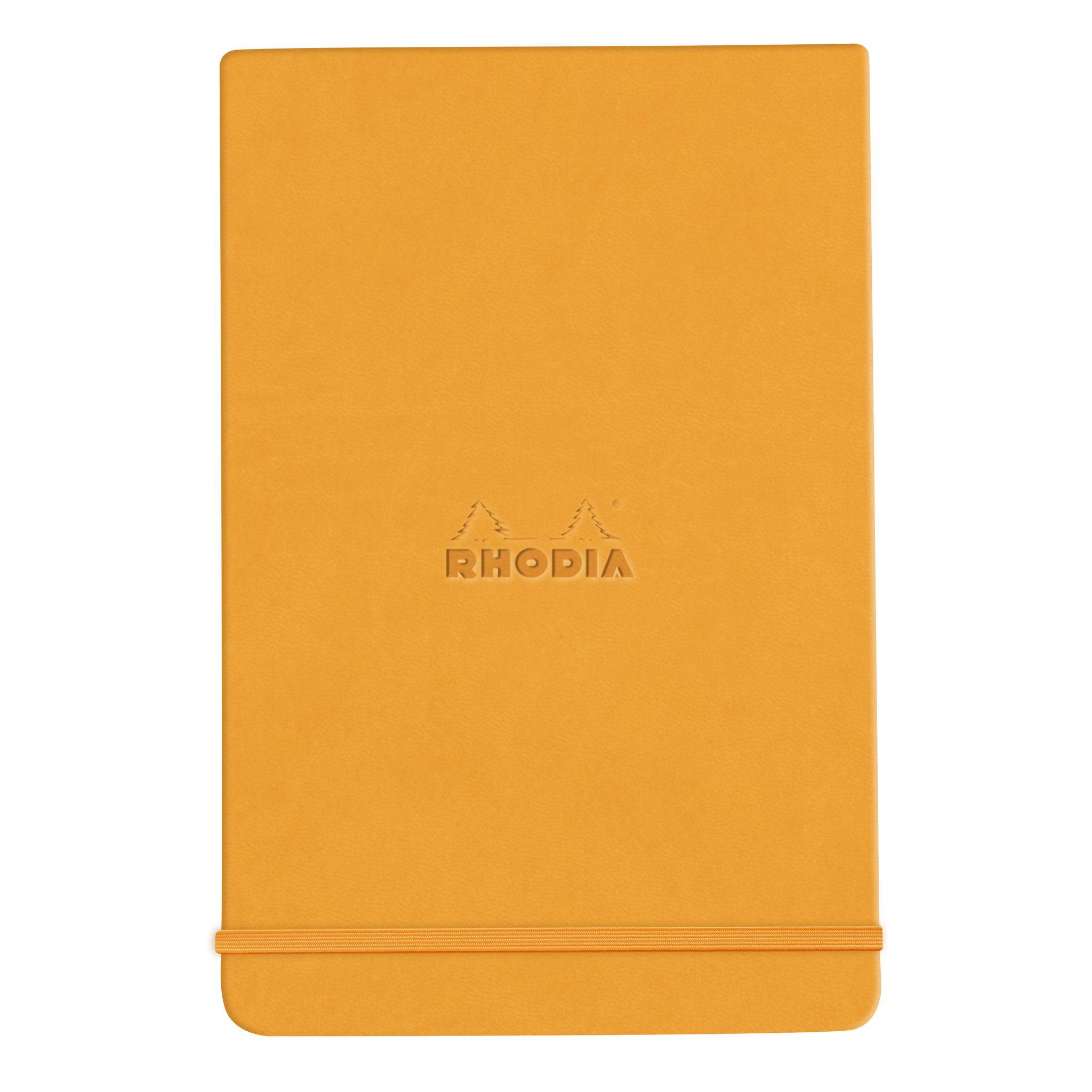 Rhodia Webnotepad 9x14 cm, 96 Bl liniert, mikroperforiert, 90g, Orange 118308C