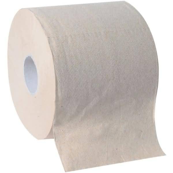 Toilettenpapiere Bio Kleinrolle 2-lagig natur RC 10x12,5cm 600 Blatt/Rolle VE=4 Rollen