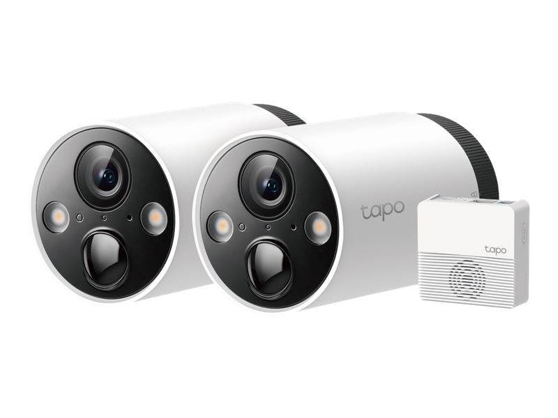 TP-LINK - Tapo C420S2 V1 - 2 x Tapo C420 Kameras + Tapo H200 Hub - Netzwerk-Überwachungskamera - Innenbereich, Außenbere