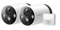 TP-LINK - Tapo C420S2 V1 - 2 x Tapo C420 Kameras + Tapo H200 Hub - Netzwerk-Überwachungskamera - Innenbereich, Außenbere
