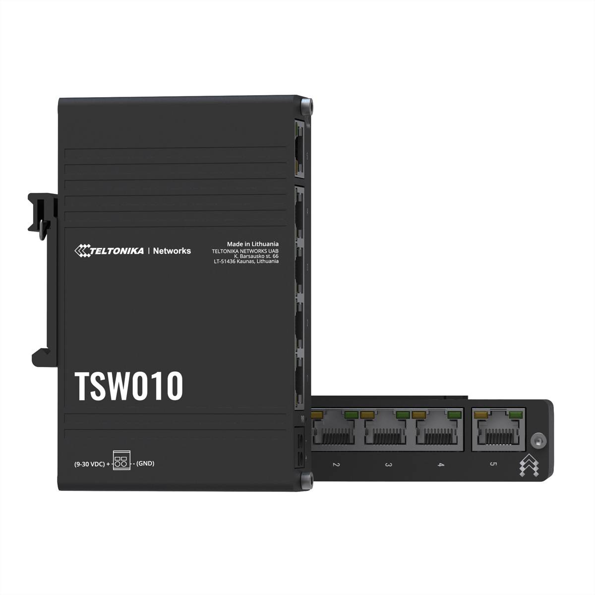 TELTONIKA TSW010 Ethernet Switch DIN Rail