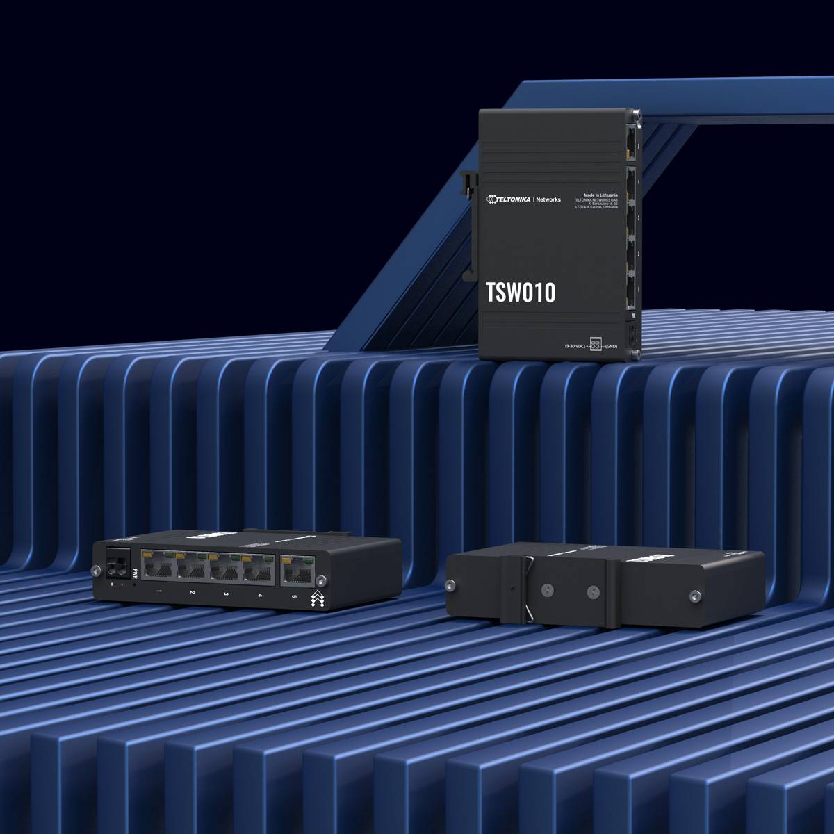 TELTONIKA TSW010 Ethernet Switch DIN Rail