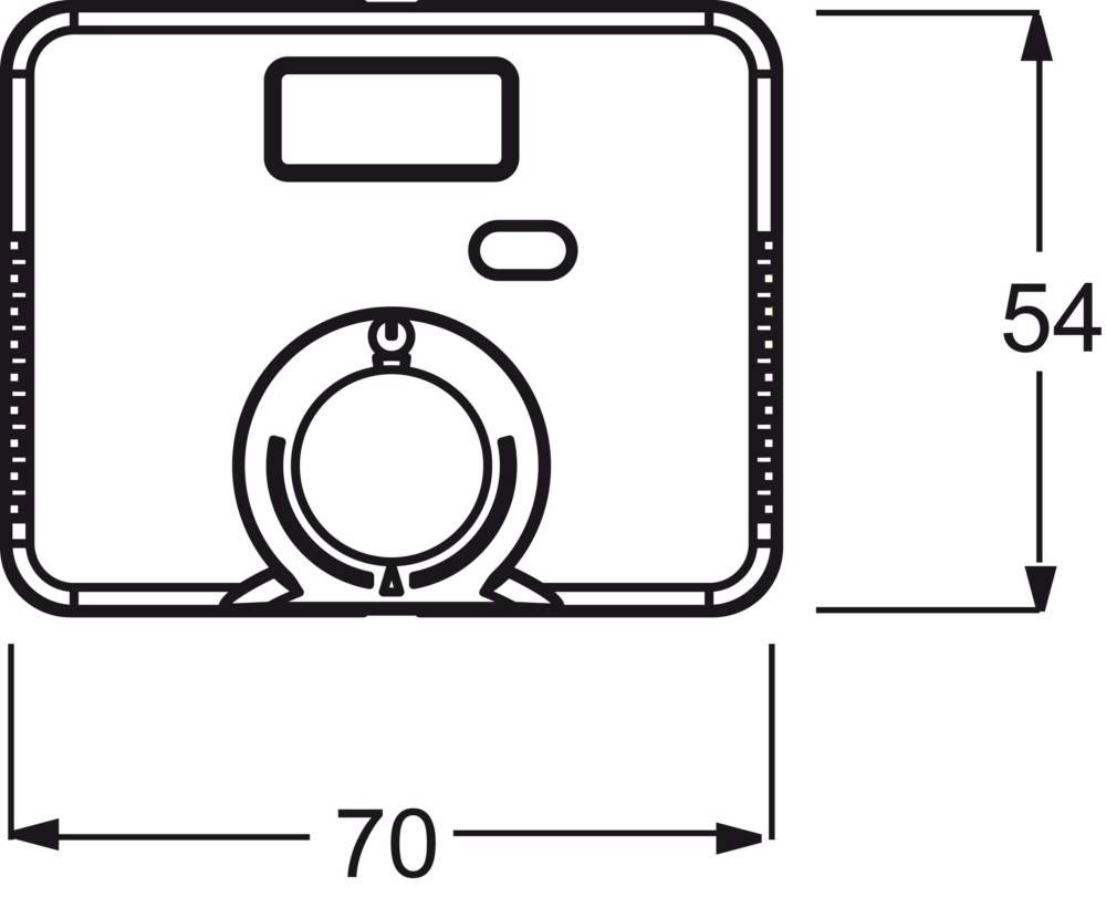 Busch-Jaeger Zentralscheibe platin 1795 TA-20