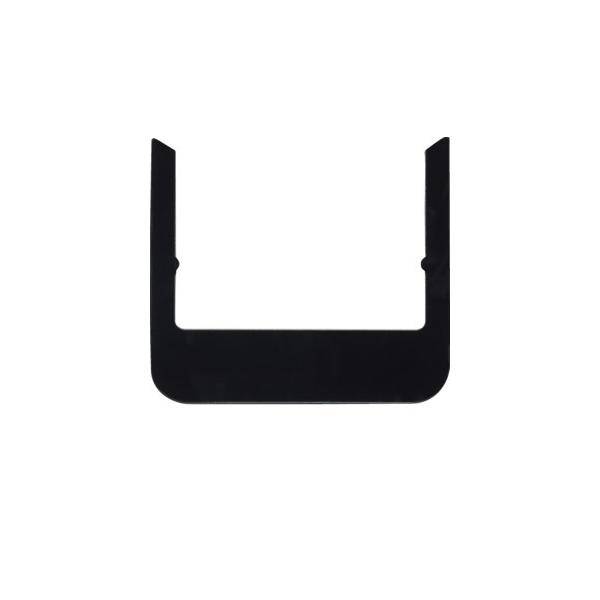 Berker Rahmen abgerundet sw Glas 13192116