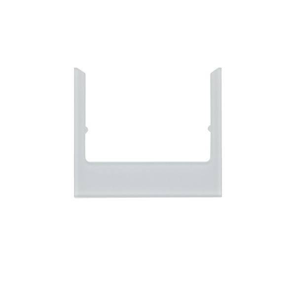 Berker Rahmen eckig alu Glas 13196414