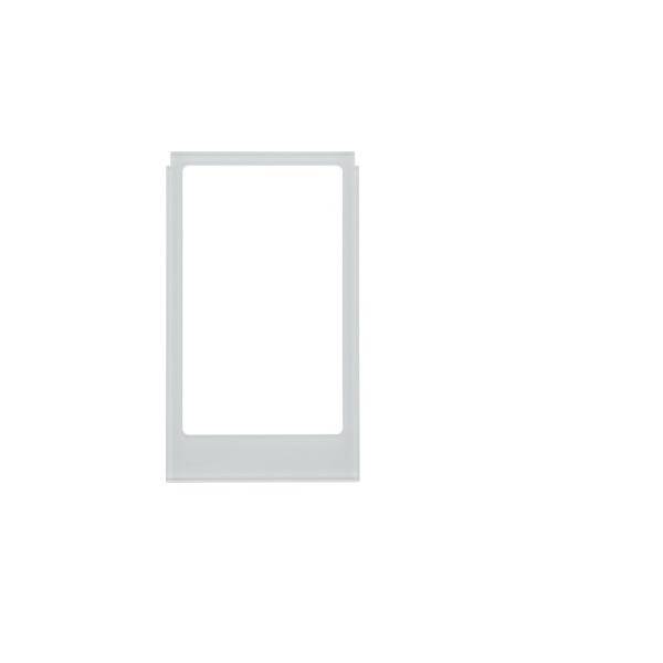 Berker Rahmen eckig alu Glas 13206414