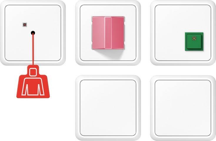 Jung Notrufset NRS CD 0834-2 WW