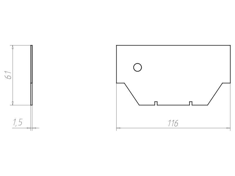 Kaiser Trennwand 9073-20