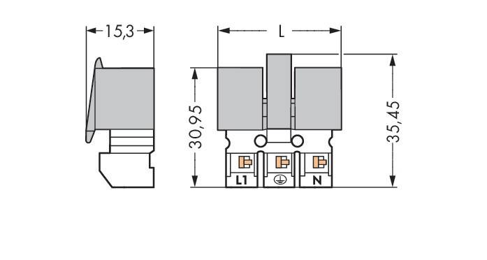 WAGO GmbH & Co. KG Buchsenteil 272-405/272-491