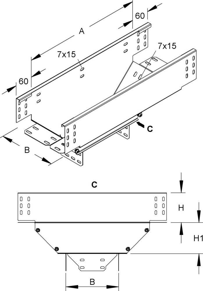 Niedax Abgangstrichter-Set RTL 110.550