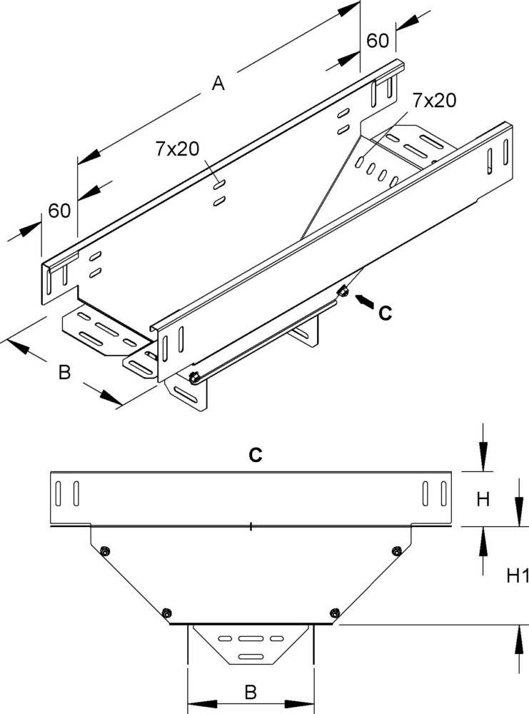 Niedax Abgangstrichter-Set RTL 85.500