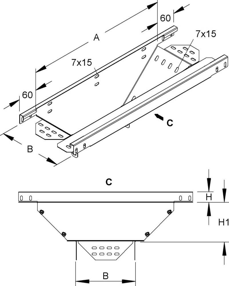Niedax Abgangstrichter-Set RTL 35.300