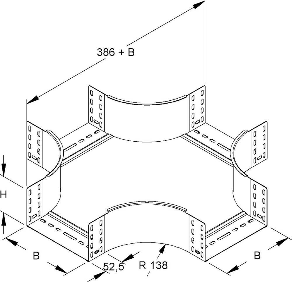 Niedax Kreuz-Stück RKS 110.200 F