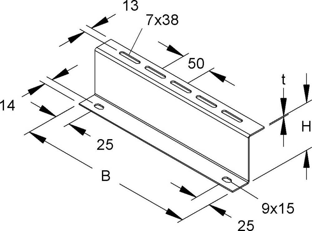 Niedax Distanzprofile RZP 80/200