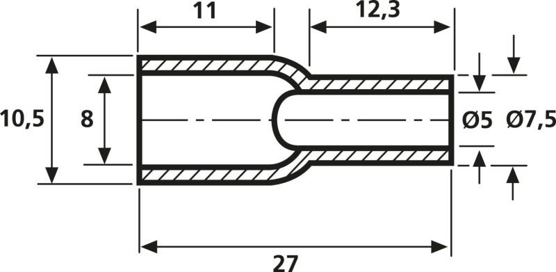 2000 Stk. HellermannTyton Schutzkappe HV4822-PVC-NA-N1