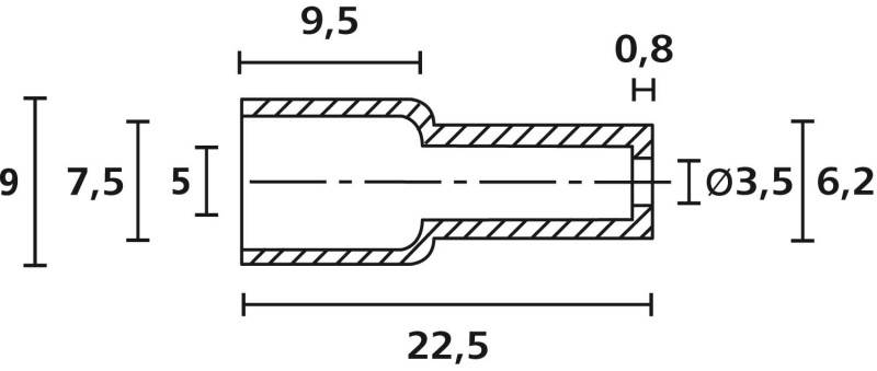 2000 Stk. HellermannTyton Schutzkappe HV4822-PVC-NA-N1