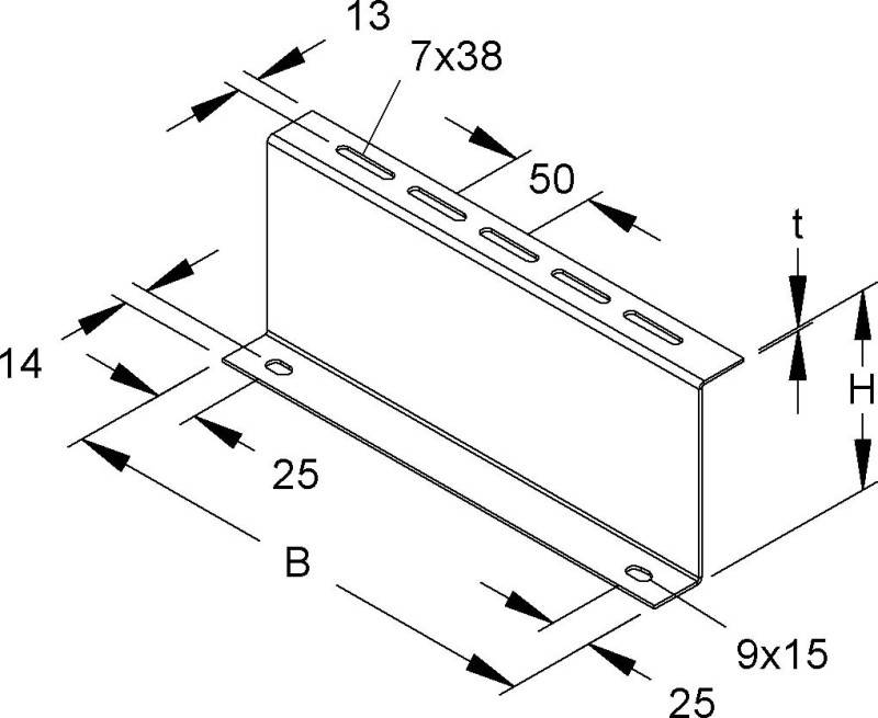 Niedax Distanzprofile RZP 120/600