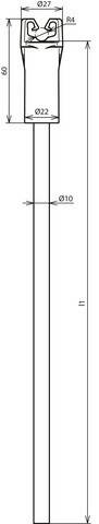 DEHN DEHNiso-DLH Distanzhalter DILH8DS10L280KGRGFK