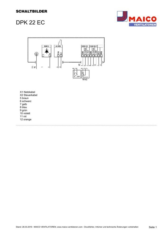 Maico Kanalventilator DPK 22 EC