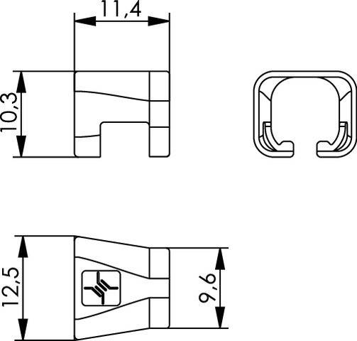 Telegärtner Farbmarkierungscl. schwarz 100001181