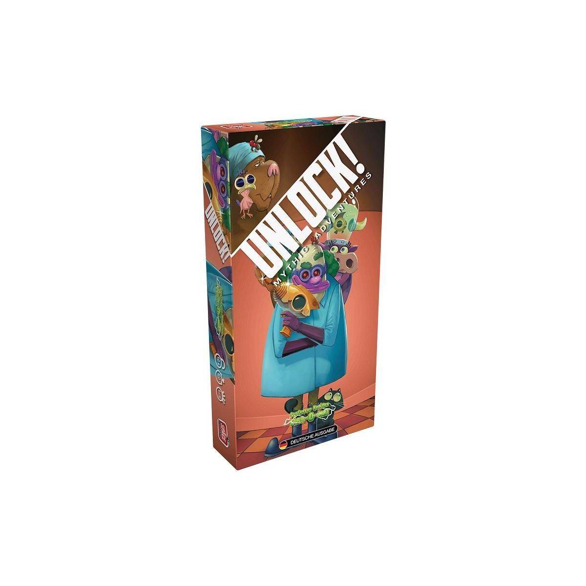Unlock! Professor Nosides TIER-O-MAT, Kartenspiel, für 1-6 Spieler, ab 10 Jahren (DE-Ausgabe)
