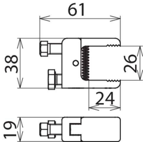 DEHN Kompaktklemme KK M8 0 24 SK 10