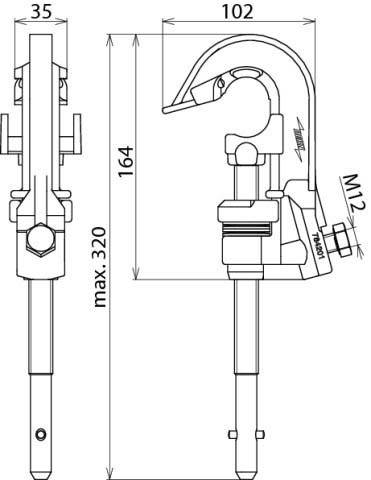 DEHN Phasenschraubklemme PSK 4 30 SQL