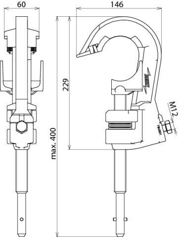 DEHN Phasenschraubklemme PSK 10 65 SQL