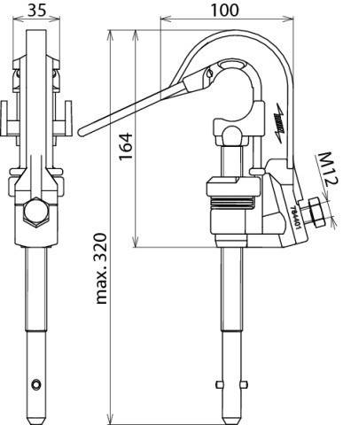 DEHN Phasenschraubklemme PSK 4 30 SQL EH