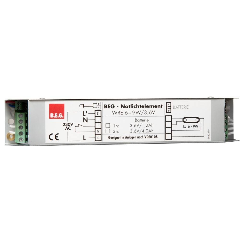 BEG Brück Electronic Akku Zubehör WRE 3,6V/ 1h o. Akku