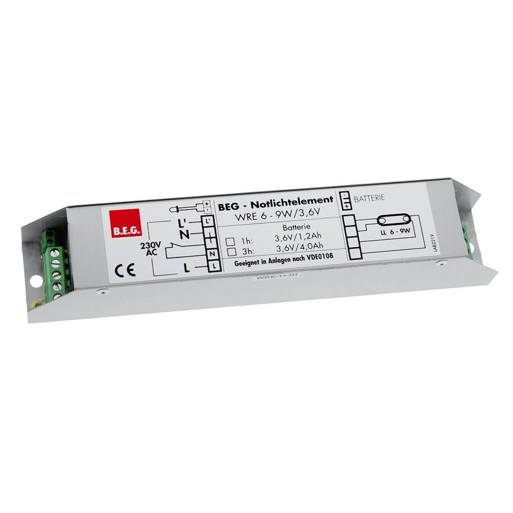 BEG Brück Electronic Akku Zubehör WRE 3,6V/ 3h o. Akku