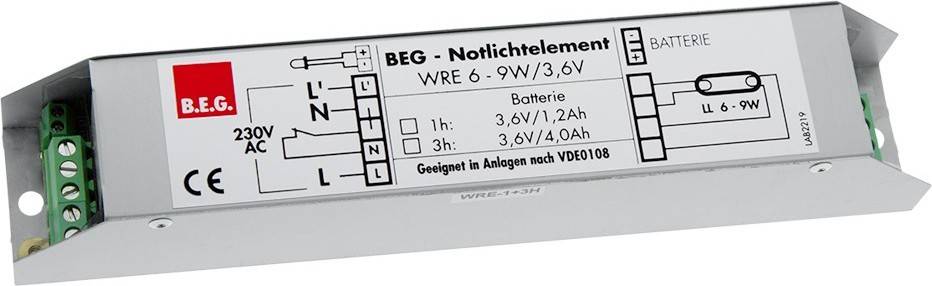 BEG Brück Electronic Akku Zubehör WRE 3,6V/ 3h o. Akku