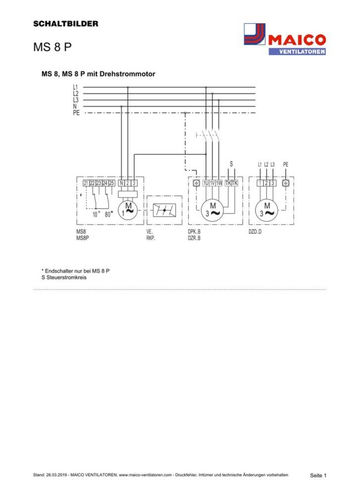Maico Stellmotor MS 8 P