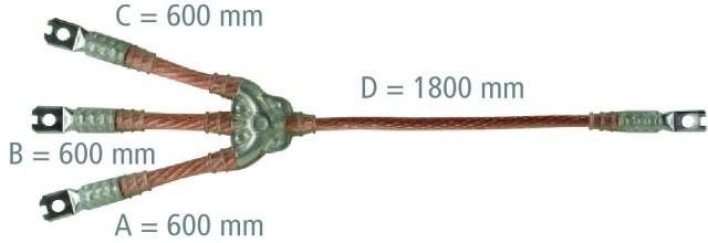 DEHN Erdungs-u.Kurzschliesseil V8115WA
