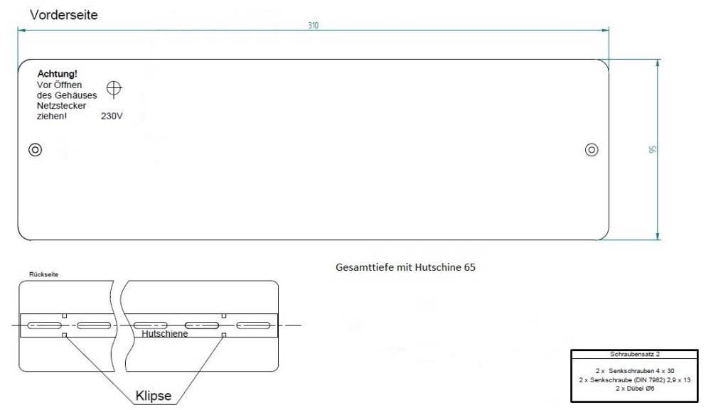 Eberle Controls Klemmleiste EV 230 H/K 8 Kanal