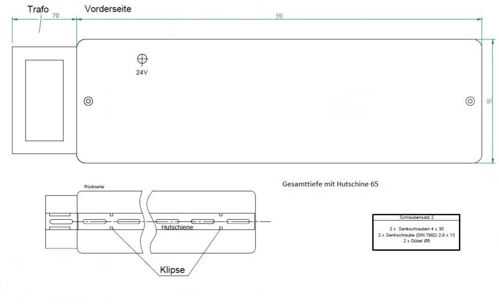 Eberle Controls Klemmleiste EV 24 H/k-Hyg