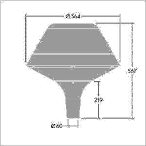 Thorn LED-Mastleuchte PLU O LED #96260708