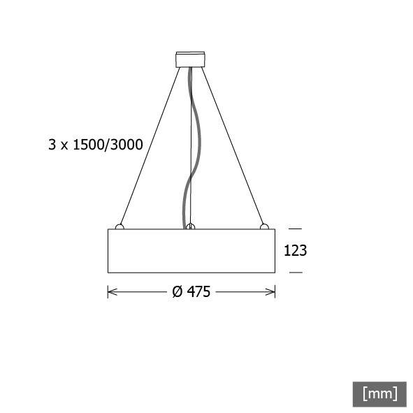 LTS Licht&Leuchten LED-Pendelleuchte PLL 28.475 #640155