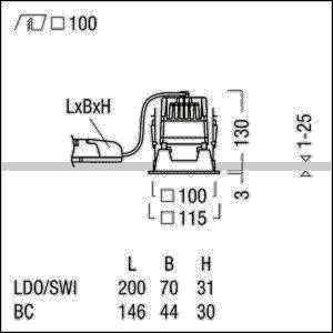Zumtobel Group LED-Einbauleuchte PANOS EVO  #62907034