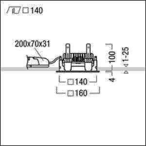 Zumtobel Group LED-Deckeneinbauleuchte PANOS EVO #60816094