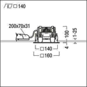 Zumtobel Group LED-Deckeneinbauleuchte PANOS EVO #60816102