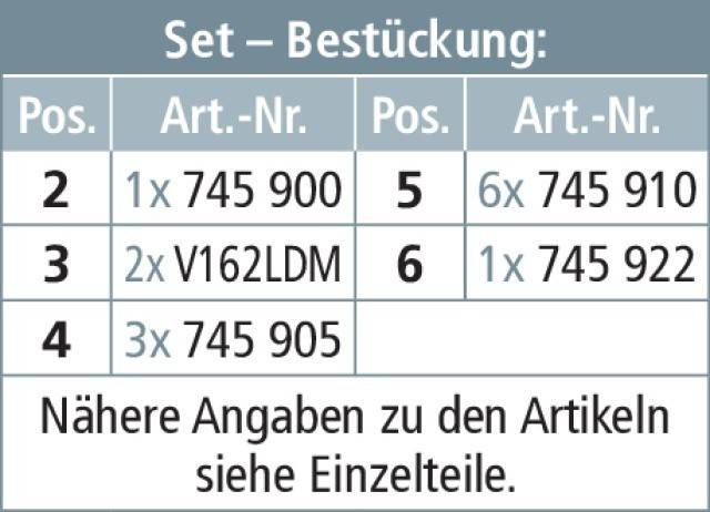 DEHN Erdungs-u. Kurzschließset EKS VI 2F KVS SBK